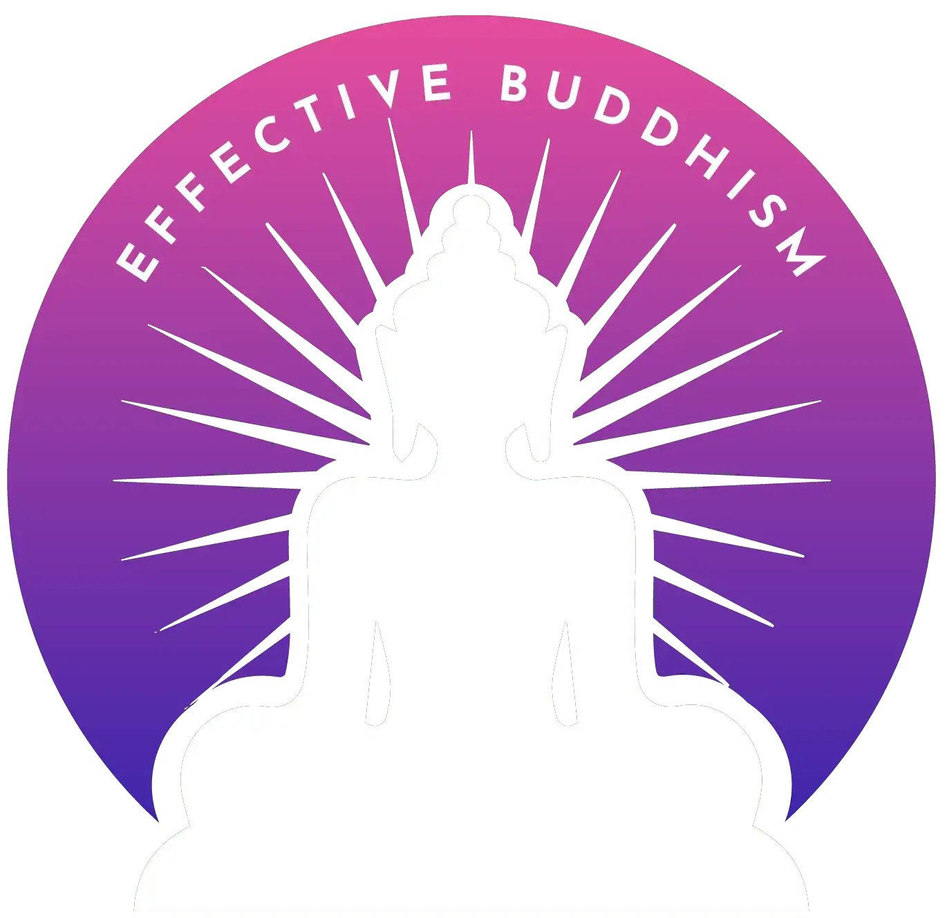 buddha mockup image with 'Effective Buddhism text' 